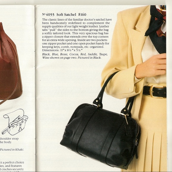 Vintage Coach Bone Ivory Soft Satchel #4055 Dr.’s Satchel - Picture 14 of 15